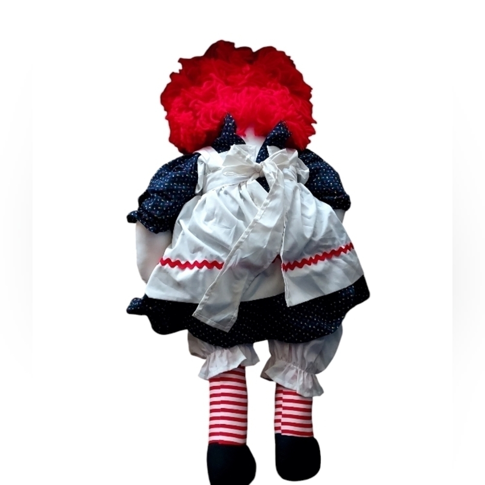 Vintage Raggedy Ann large doll I love you heart - Picture 4 of 5